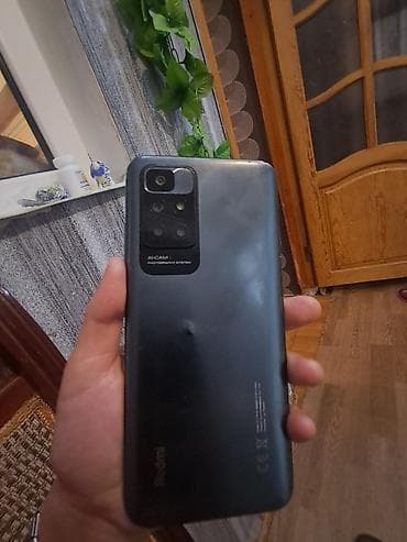 huawei matepad pro: Redmi 10, 64 GB, rəng - Boz, Barmaq izi — 4