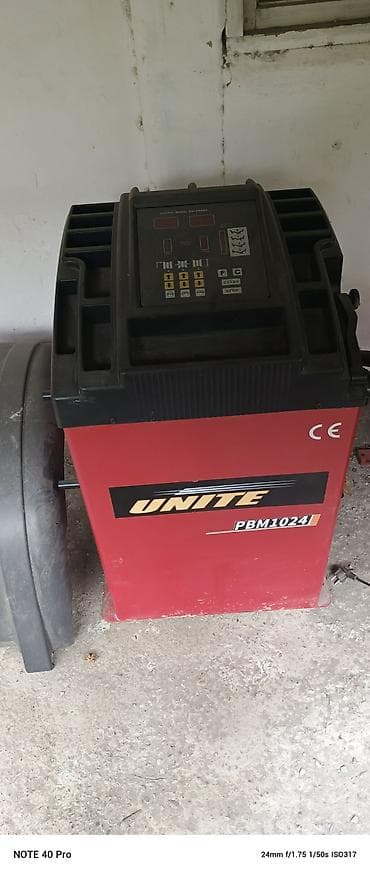 Avtomobil təkər servisi üçün avadanlıq dəsti 1) Unite PBM1024 –