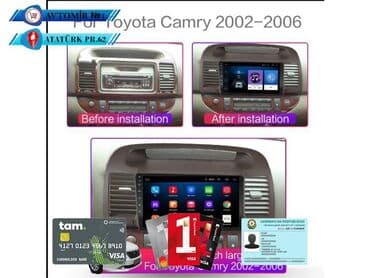 masin ucun monitorlar qiymeti: Toyota Camry 02-06 Android Monitor DVD-monitor ve android monitor hər — 1