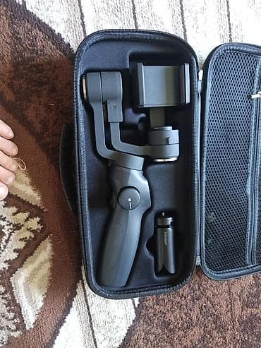 mini proyektor: Smartfon stabilizatoru (gimbal) – daşıma çantası ilə - 3 oxlu motorlu — 1