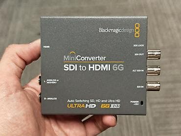Blackmagic Design SDI to HDMI 6G Mini Converter Bir layihə üçün — 1