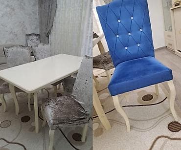 ustol: ✅masa desti satilir 6 stulla 220 azn. Hezi aslanov*afa 31544 E — 1