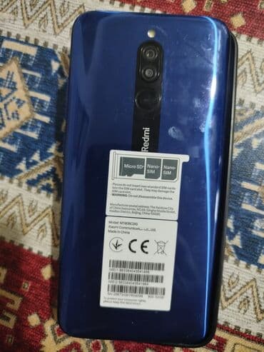 bakı internet: Redmi 8, 32 GB, rəng - Mavi, Barmaq izi — 3