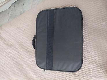 2.el telefon iphone: Notebook/planşet üçün çanta - Rəng: qara, incə mavi detallar - — 4