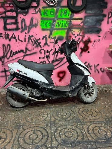 şirvan mapet: Salam real alıcıya endirim olacaq. XROAD skuter - Gövdə: ağ/qara rəng — 6