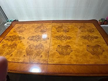 Qonaq otağı üçün, İşlənmiş, Açılan, 8 stul — 2