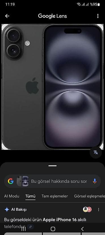 iphone 7 2013: IPhone 16, 128 GB, Qara, Simsiz şarj — 1