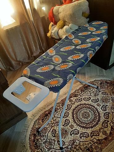 Ütü masası - Geniş və uzun səth: paltarların rahat ütülənməsi üçün