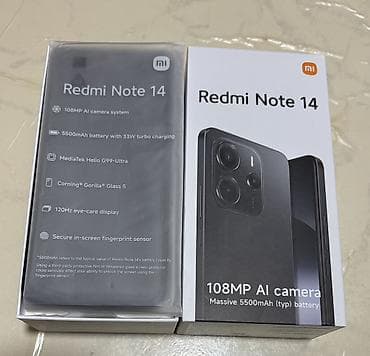 Redmi Note 14, 256 GB, rəng - Qara