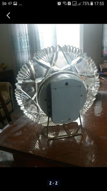 Велоаксессуары: Qedimi xrustal saat. diametr 27.5 sm — 3