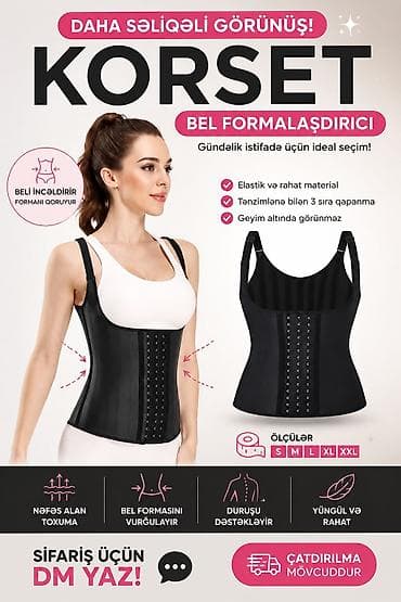 tibb geyimi: Korset – bel formalaşdırıcı Gündəlik istifadə üçün ideal seçim: - — 1