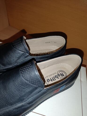 домашние тапочки новый: Nobilta kişi loaferləri - Ölçü: 43 - Rəng: qara - Material: yumşaq — 3