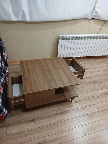 kvadrat: Kvadrat masa, Açılmayan, Təkərsiz, Teksturalı laminat, Zəmanətsiz — 2