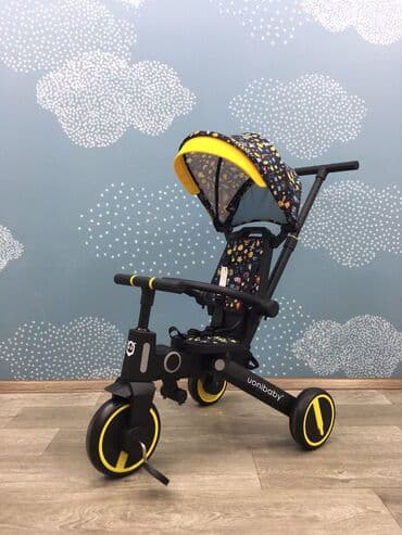 1 3 yaşlı uşaqlar üçün üçtəkərli velosipedlər: Yeni Üç təkərli Uşaq velosipedi 12", Ödənişli çatdırılma — 1