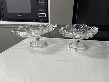 milli sufrələr: Tort və şiriniyyat qabı, Xrustal, Çexiya — 3