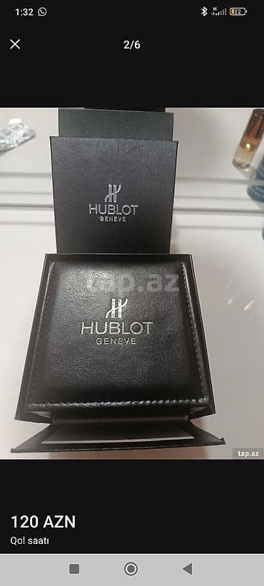 up saatlari: Qol saatı, Hublot, rəng - Qara — 2