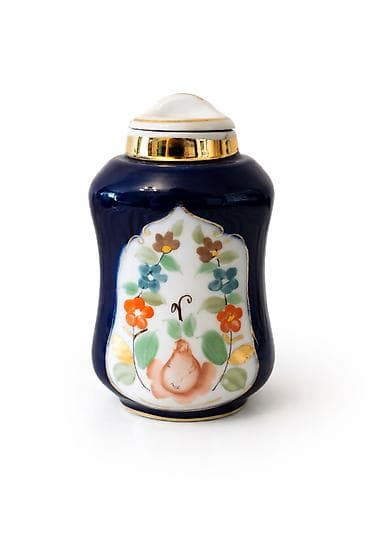 qab servis: Porselen dekorativ qab – qapaqlı - Material: keyfiyyətli porselen - — 1