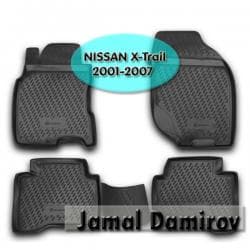 taksi nişanı: NISSAN X-Trail 2001-2007 üçün poliuretan ayaqaltilar NOVLİNE Malınızı — 1