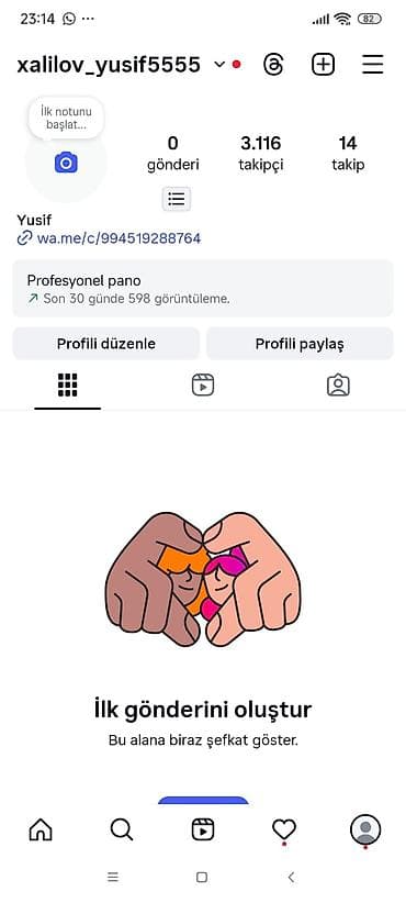 Instagram səhifəsi satılır - Profil adı: xalilov_yusif5555 - İzləyici lalafo.az -da Instagram səhifəsi satılır - Profil adı: xalilov_yusif5555 - İzləyici