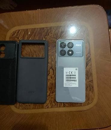 philips xenium 9@9h: Poco X6 Pro 5G, 512 GB, rəng - Boz, Barmaq izi — 3