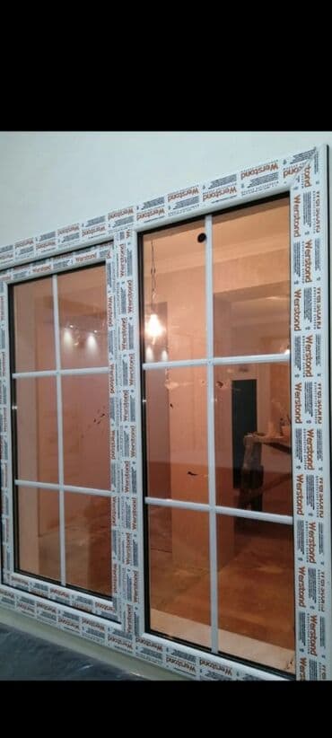 pencere qapi: Şəbəkəli Plastik Qapı Pəncərə Sigarişi — 17