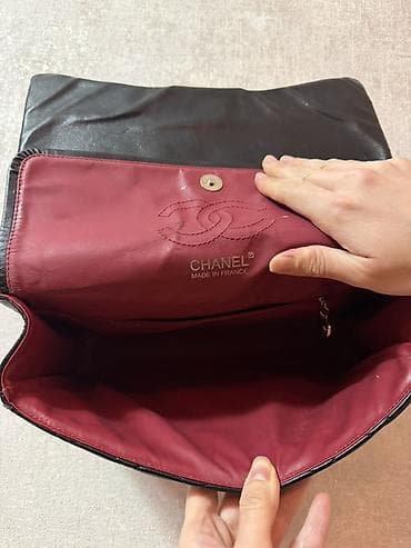 çant: Chanel Classic Double Flap çanta – qara rəng — 5