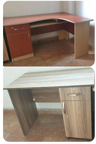 Ofis masaları: Yazi stollari kompyuter stollari balaca 80 azn, boyuk 100 azn — 1