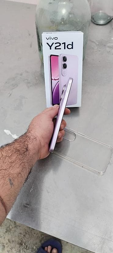 ipod nano 7: Vivo Y21, 256 GB, rəng - Çəhrayı, Barmaq izi, Face ID — 3