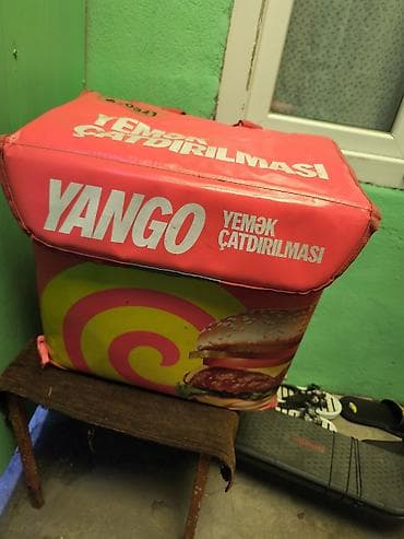YANGO yemək çatdırılması üçün istilik saxlayan termal çanta/box -