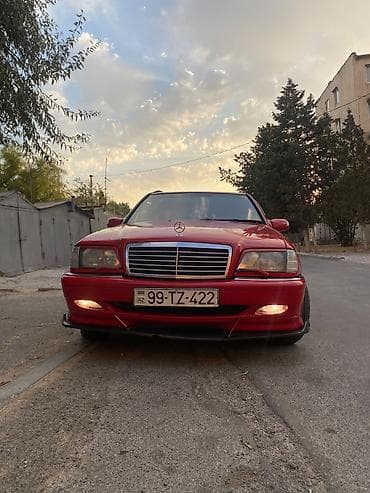 w202 zaslonka: Mercedes-Benz C-Class (W202) Universal/Wagon – qırmızı rəng — 1