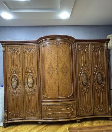 guzgulu şkaf: Б/у, Распашной, 6 дверей Прямой шкаф, Шифоньер — 1