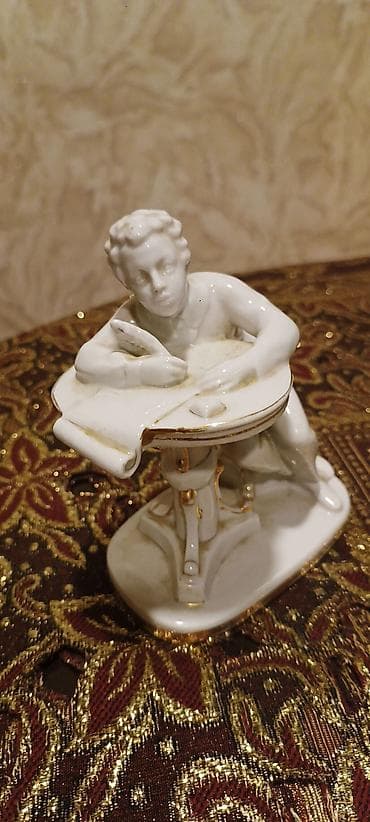 Fiqurlar: Fiqur, Keramika, rəng - Ağ — 1