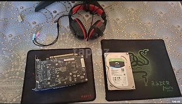komputerlər satişi: Gtx 1650 palit 
hdd 500gb
havit marka qulaqlıq 
2 mouse pad — 4