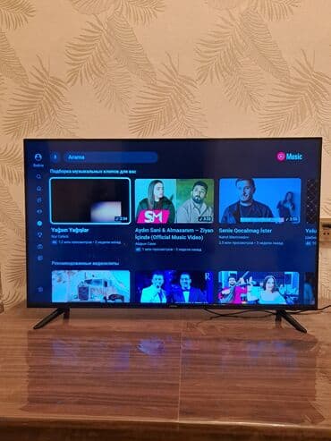 Ножи: Smart TV – geniş ekranlı, nazik çərçivəli model Xüsusiyyətlər: - — 4