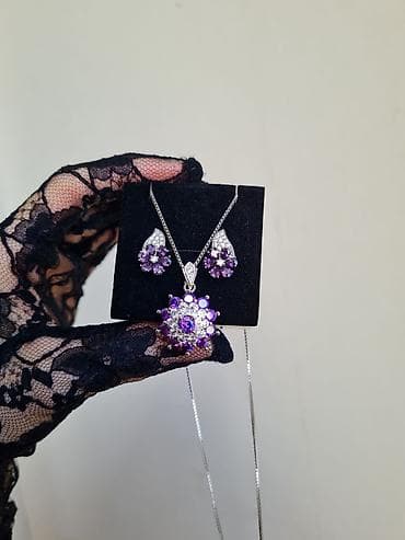 idman dest: Xuping sırğa və sep Premium məhsuldur Dəstə sep və sırğa daxildir — 2