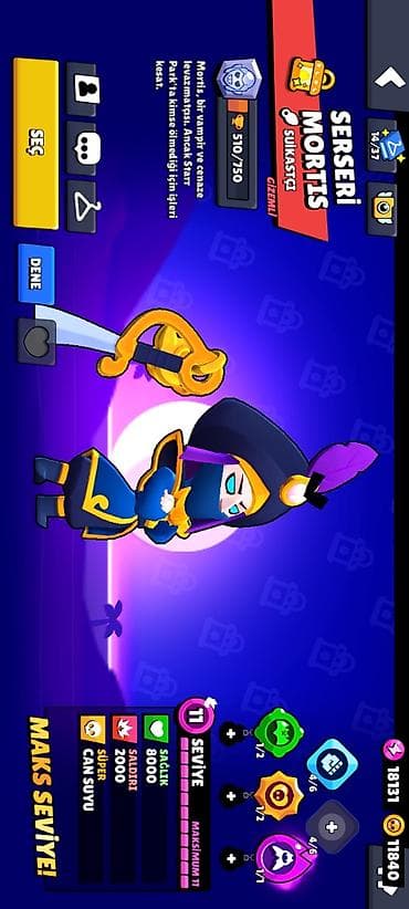 brawl hesabı: Brawl Stars hesabı – yüksək inkişaflı və nadir məzmunla - Ümumi — 7