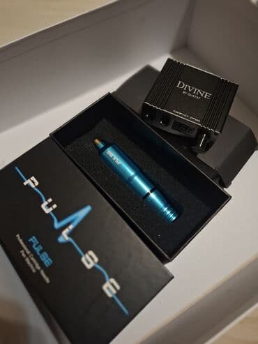 permanent aparati satisi: Permanent aparatı + gücləndirici + boya halqaları + 17 iynə — hamısı — 2