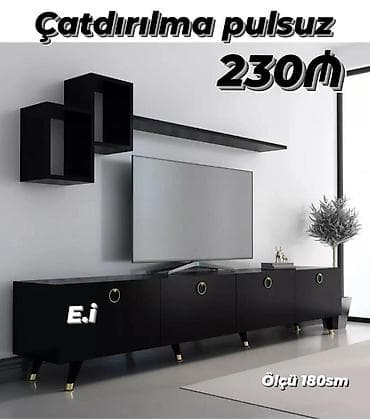 divar rəf: Yeni, Düz TV altlığı, Polkalı — 1