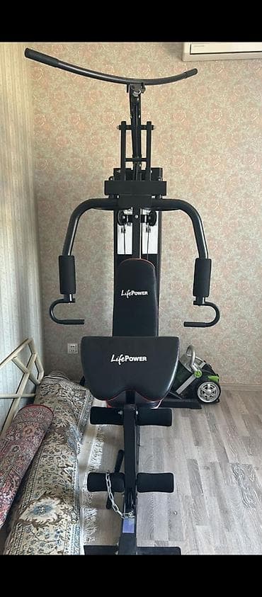 трехколесный велосипед с ручкой: LifePower çoxfunksiyalı ev trenajoru - Çəki bloku: pinlə seçilən 1–10 — 3