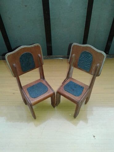 işlenmiş maşınlar: Куклы(SSSR). Комплект "Кукла - школьница с кроватью и стульями" — 9