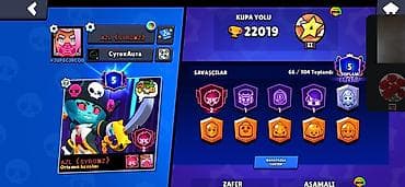 son zeng dekoru: Brawl Stars hesabı – zəngin kostyum kataloqu və yüksək irəliləyiş — 6
