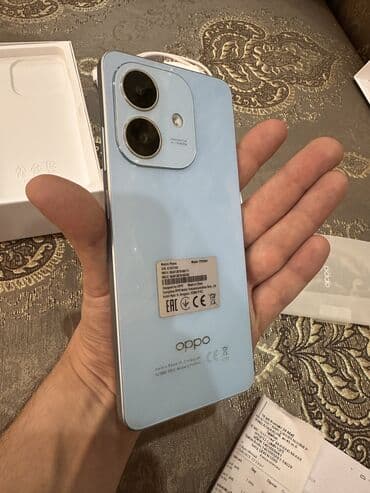 ТВ и видео: Oppo A3x, 64 ГБ, цвет - Синий, С документами — 4