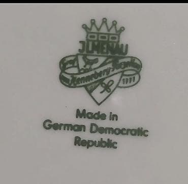 Mətbəx aksesuarları: Çay dəsti, rəng - Ağ, Farfor, 6 nəfərlik, Almaniya — 2