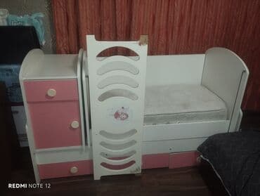 manej carpayı: Кровать С Матрасом Uşaq çarpayısı – kombinə edilmiş modul - Rəng — 1