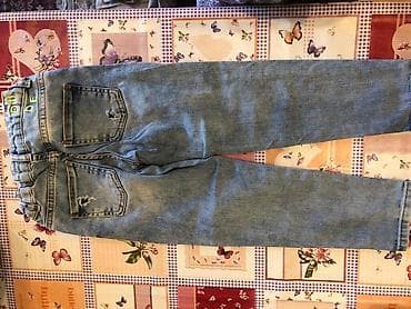 cins kombinzon: LC Waikiki uşaq cins şalvarı - Rəng: Açıq boz (washed effektli) - — 10