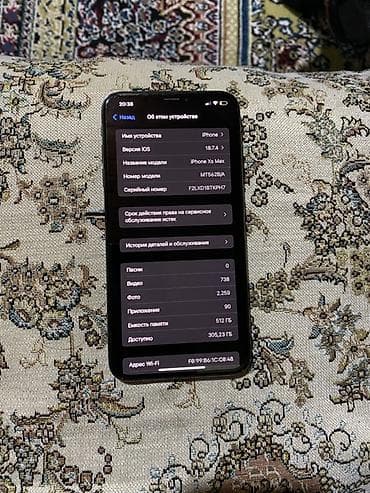 iphone xr irsad: IPhone Xs Max, 512 GB, Space Gray, Simsiz şarj — 9