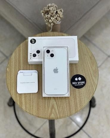 IPhone 13, 128 GB, Ağ, Zəmanət, Kredit, Simsiz şarj