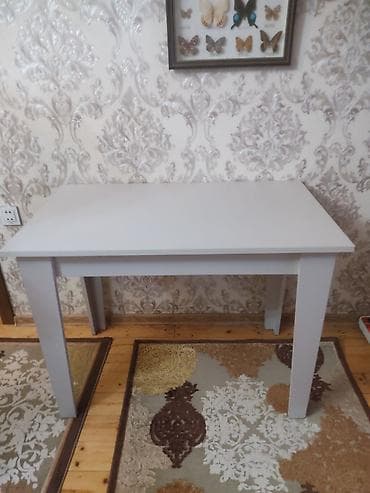 taxta qaplar: Klassik masa, Açılmayan, Taxta, Dördbucaq masa — 1