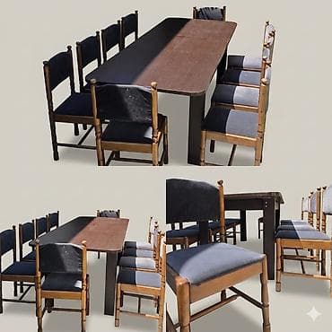 Qonaq otağı üçün, İşlənmiş, Kvadrat masa — 1