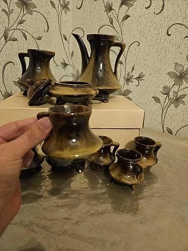 Çay dəsti, rəng - Qəhvəyi, Keramika lalafo.az -da Çay dəsti, rəng - Qəhvəyi, Keramika